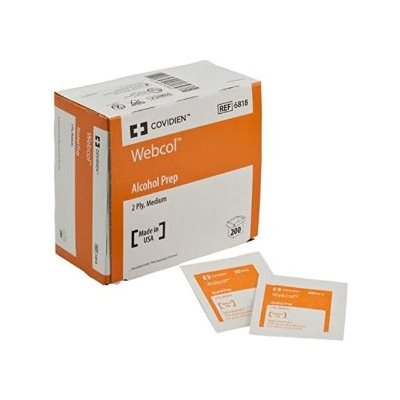 Webcol (Formerly Kendall) Alcohol Prep Pads