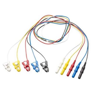 Reusable Pinch Clip Electrode Leads