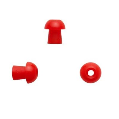 Sanibel Mushroom-Shaped Eartips Red