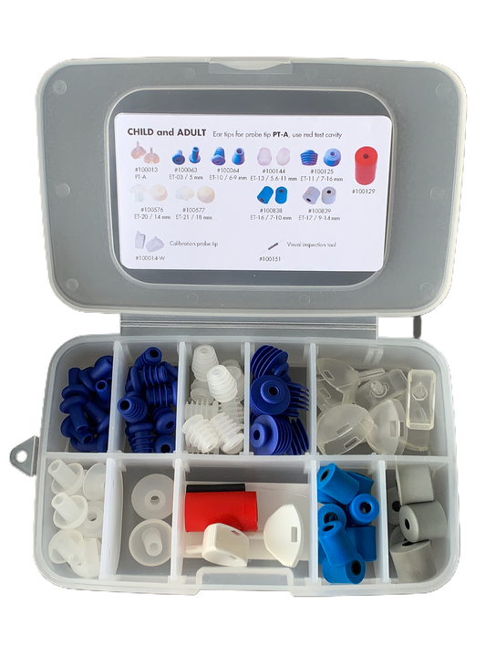 PATH MEDICAL EARTIP ACCESSORY BOX FOR ADULTS / CHILDREN - TYMP, OAE & ABR EARTIPS