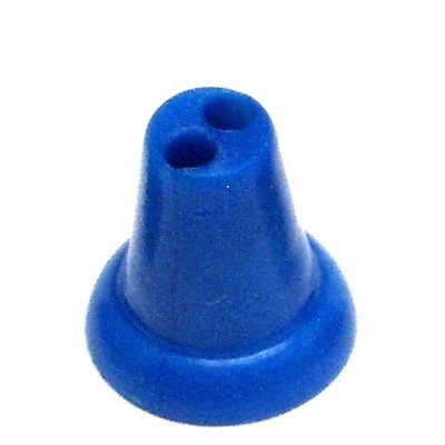 Grason OT Series TEOAE Eartips - Twin-Holed, 4.5mm, Blue (100/pk)