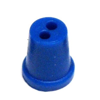 Grason OT Series TEOAE Eartips - Twin-Holed, 5.5mm, Blue (100/pk)