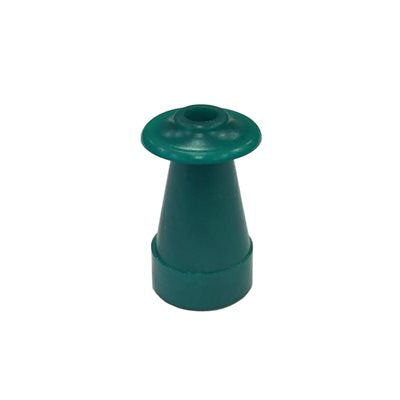 Grason Flat Style Single Use Eartips - 10mm, Green (100/pk)