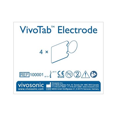 Vivosonic VivoTab Electrodes (100 pouches of 4)